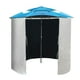 thumbnail image 5 of Fiudx Sombrilla de Pesca de Doble Capa para Exteriores, Media Tela, Protección Contra El Viento y La Lluvia, Fácil Instalación, Universal para Sombrillas de Pesca, Tamaño 4,6 X 1,65 M, Juego Completo, 5 of 6