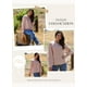 thumbnail image 4 of Blusa elegante casual con cuello en V, punto gofrado, blanca, dokotoo para mujer, 4 of 7