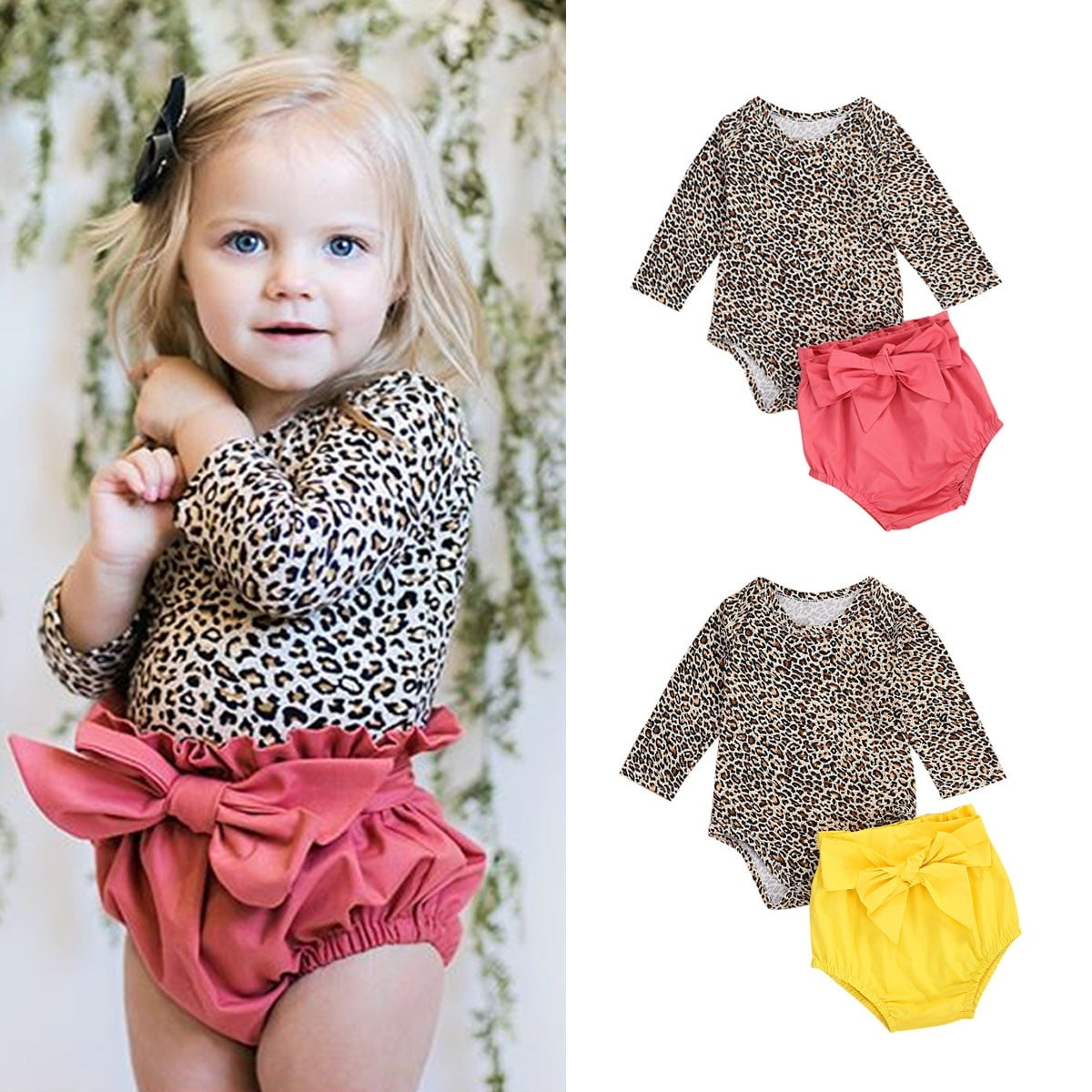 baby girl leopard print