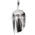 85 oz Aluminum Ice Scoop with Holder Durable OnePiece Construction