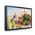 thumbnail image 2 of Designart View of Old Polish City In Nature FLOAT FRAME WALL ART, 2 of 4