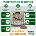 thumbnail image 7 of Double Tree Home and Garden Cedar Granules | Repels Fleas, Ticks, Ants, and Mosquitos | Rich Cedar Scent | Non Toxic | Pet Safe | 2 Bag (16 lbs), 7 of 7