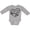 AC-Heather Grey, variant on I Love My Oma and Opa in Black Chalk Heart Boys or Girls Long Sleeve Baby Bodysuit