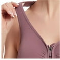 thumbnail image 5 of LYMAYTER Sports Bras for Women's Front-Zip Bras Yoga Running Lightweight Comfort Bralette S-4XL, 5 of 7