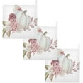 thumbnail image 7 of Dreamtimes 3 PCS Pumpkin Fall Flowers Baby Muslin Washcloths, Autumn Floral Face Towel Burp Cloths Ultra Soft Absorbent Cotton Bath Wipes Towels for Newborn Boys Girls, 7 of 7