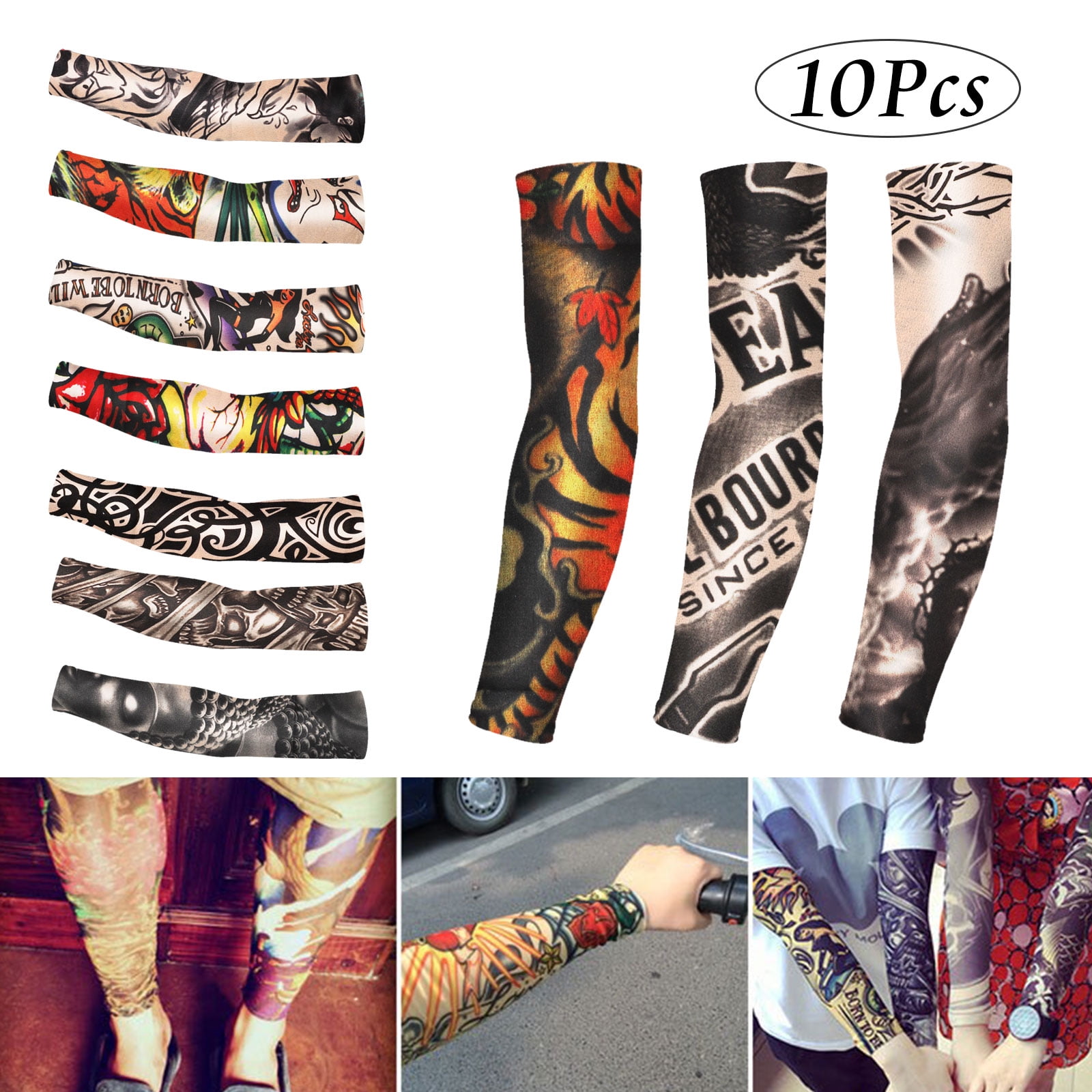 Arm Sleeves Uv Protection Sleeves Men Women Youth Arm Warmers Compression Sports Long Sleeves Cycling Hiking Golf Basketball Driving Fishing Tattoo Covers Elbow Sleeves Walmart Com Walmart Com