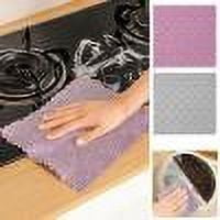 Fiudx Paños de Limpieza de Terciopelo para Cocina, Antimanchas, Resistentes Al Aceite, Antiarañazos, Superabsorbentes, Sin Fibras, Juego de 5, Poliéster, 25 X 25 Cm