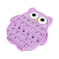 thumbnail image 2 of SUNSIOM Rubber Decompression Toy, Cartoon Owl Shaped Educational Stress Relief Board Game, 2 of 9