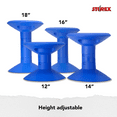 thumbnail image 5 of Storex Backless Plastic Wiggle Stool, Adjustable 12-18 inch Seat Height, Blue, 5 of 12