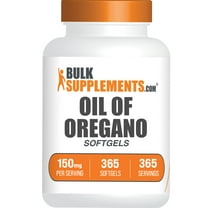 BulkSupplements Oil of Oregano Softgels - Gluten Free, 150mg per Serving (365 Softgels - 365 Servings)