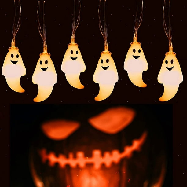 Dcoration Halloween, (lot De 3) 20 Led Guirlande Lumineuse Piles