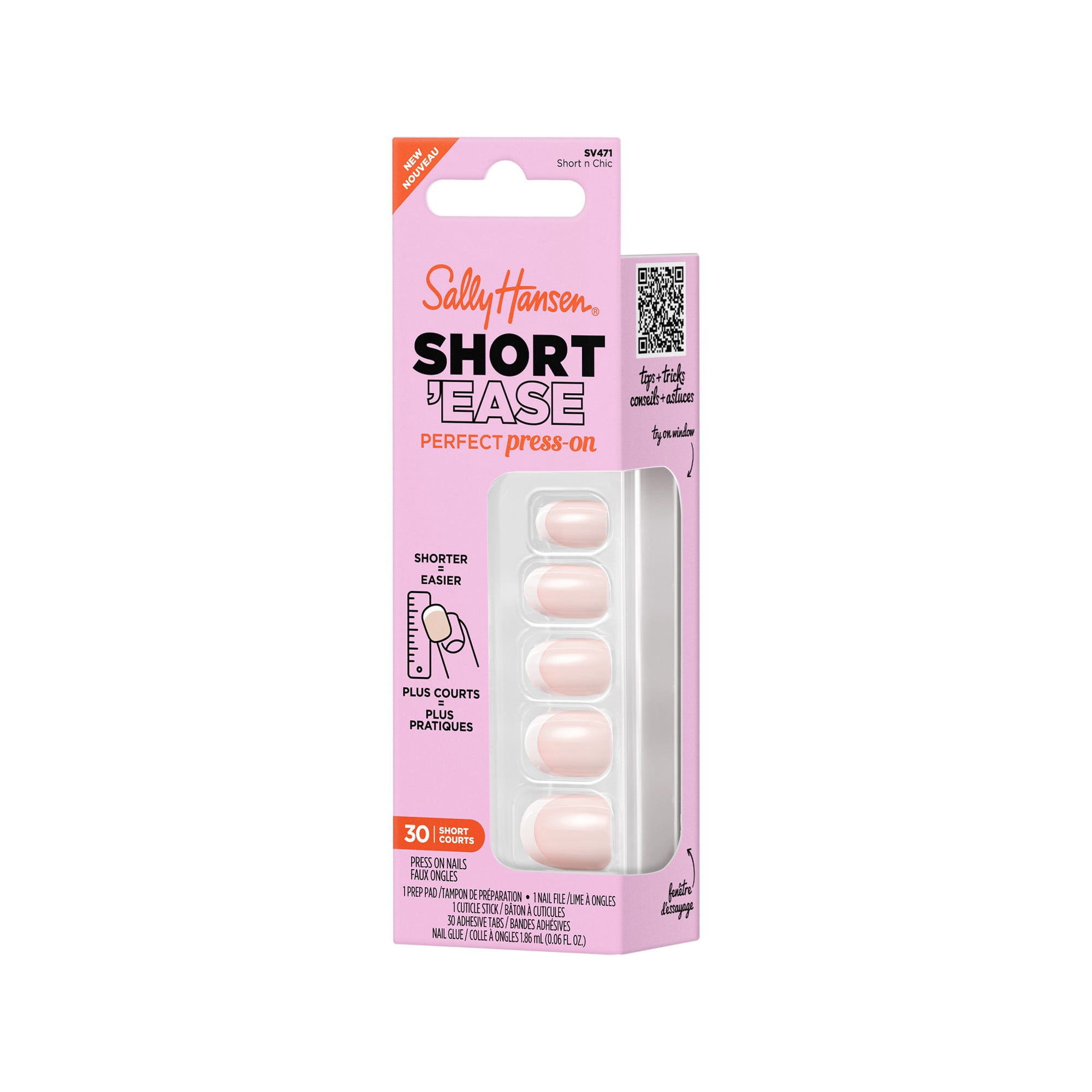 Salon Effects Perfect Press-Ons™ Short'Ease