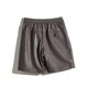 thumbnail image 2 of Womens Shorts Trendy High Waisted Genuine Leather Look Stretchy Jean Shorts Short Denim Pants with Pockets Comfy, 2 of 5