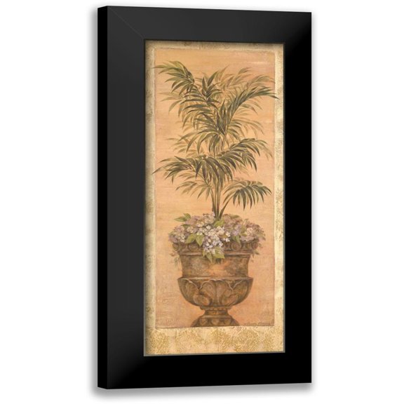 Gladding, Pamela 8x14 Black Modern Framed Museum Art Print Titled - Parlor Palm IV