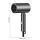 thumbnail image 3 of Secador de pelo de alta potencia para uso doméstico y de salón | Motor silencioso de 1000 W | Secado rápido | Aire caliente y frío | Portátil Ligero | Protección contra el calor | Negro, 3 of 8