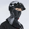 thumbnail image 4 of ROCKBROS Ski Mask Cold Weather Balaclava Winter Full Face Mask Windproof Fleece Thermal Hood for Men Women, 4 of 13