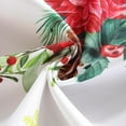 thumbnail image 5 of Christmas Tablecloths, Winter Poinsettia Tablecloth with Plaid, Washable Spillproof Wrinkle Resistant Polyester Table Cover for Holiday Party Dinner Decor (Rectangle/Oblong, 60 x 84 Inch), 5 of 5