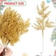 thumbnail image 1 of Nvzi 20 piezas de tallos de pino artificiales con purpurina para relleno de adornos de árbol de Navidad (dorado), 1 of 5