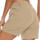 thumbnail image 3 of Karight Women's 6" Hiking Cargo Shorts Quick Dry with Pockets Work Golf Short Lightweight Outdoor Active Summer for Women, 3 of 8