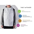 thumbnail image 5 of Proheal Disposable Adult Tissue Bibs (300 Pack) 16" x 33" Absorbent Front with Water Resistant Backing - Clothing Protectors for Eating, Dental Apron, Senior Citizens, and Babies, 5 of 5