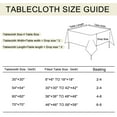 thumbnail image 4 of JIUZHEN Faux Linen Square Tablecloth - Wrinkle and Stain Resistant Washable Table Cloth for Kitchen Dining Room Holiday Table Cover for Party Dinner Picnic, Grey, 60 x 60 Inch, 4 of 8