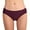 Purple, variant on Women’s Side Shirred Bikini Bottom Solid Beach Classics Swim Bottom Mid Rise Bathing Suits