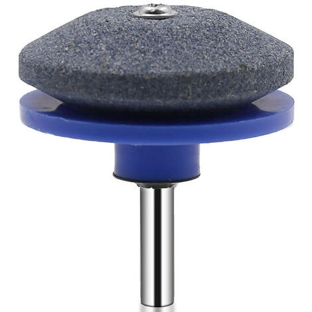 Accesorio para cortacésped y correpasillos Afilador de cuchillas para cortacésped Afilador de cuchillos universal Piedra de pulir Taladro electromecánico Taladro de mano Vástago de 1/4, Azul - Azul Vhermosa BST3083892