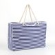 thumbnail image 4 of Bolso de playa estampado PEVA Bolso de mujer Gran capacidad para acampar (Azul), 4 of 9