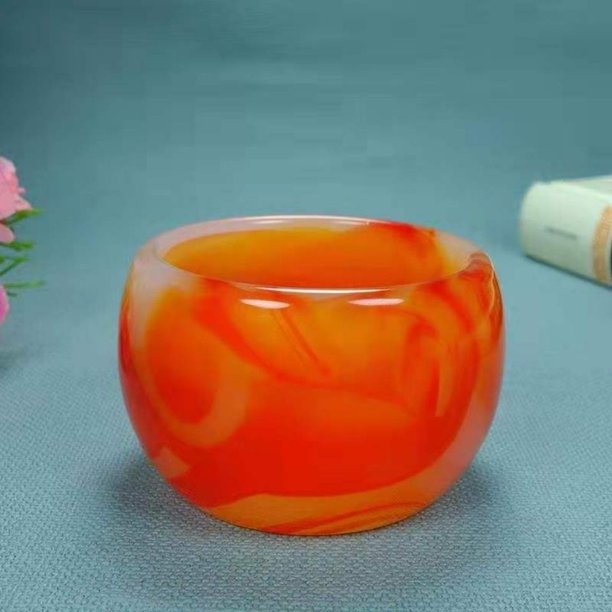 Red Agate Jade Tea Cup Wine Glass Kung Fu Tea Set Health Highend Tea