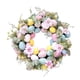 thumbnail image 5 of Guirnalda de Pascua artificial de 17.72 pulgadas Telón de fondo para colgar en la pared Accesorios de vacaciones Guirnaldas de flores Soledad Corona colgante de puerta delantera, 5 of 10