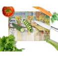 thumbnail image 2 of Carolines Treasures Blue Heron and Deep Sea Fishing Boats Glass Cutting Board Large 12H x 16W multicolor, 2 of 2