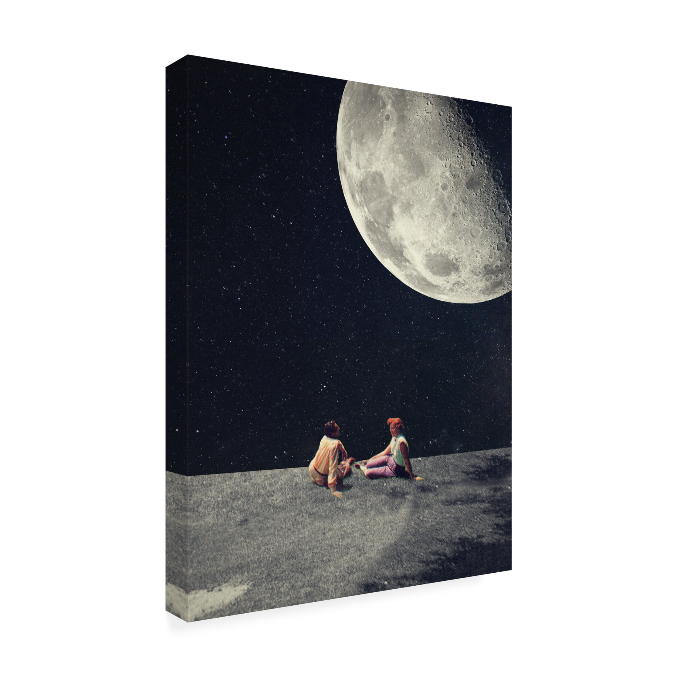 Trademark Fine Art Frank Moth  I Gave You the Moon for a Smile Canvas Wall Art