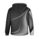 thumbnail image 5 of Sudadera con capucha para hombre, estilo casual, con cuello redondo, estampado, manga larga, blusa de poliéster, 5 of 6