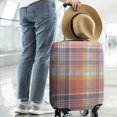 thumbnail image 2 of Multi Color Checkerboard Checkered Pattern Luggage Cover Fashion Suitcase Cover Baggage Covers Fit 25-28 Inch Luggage (Go Travel), 2 of 5