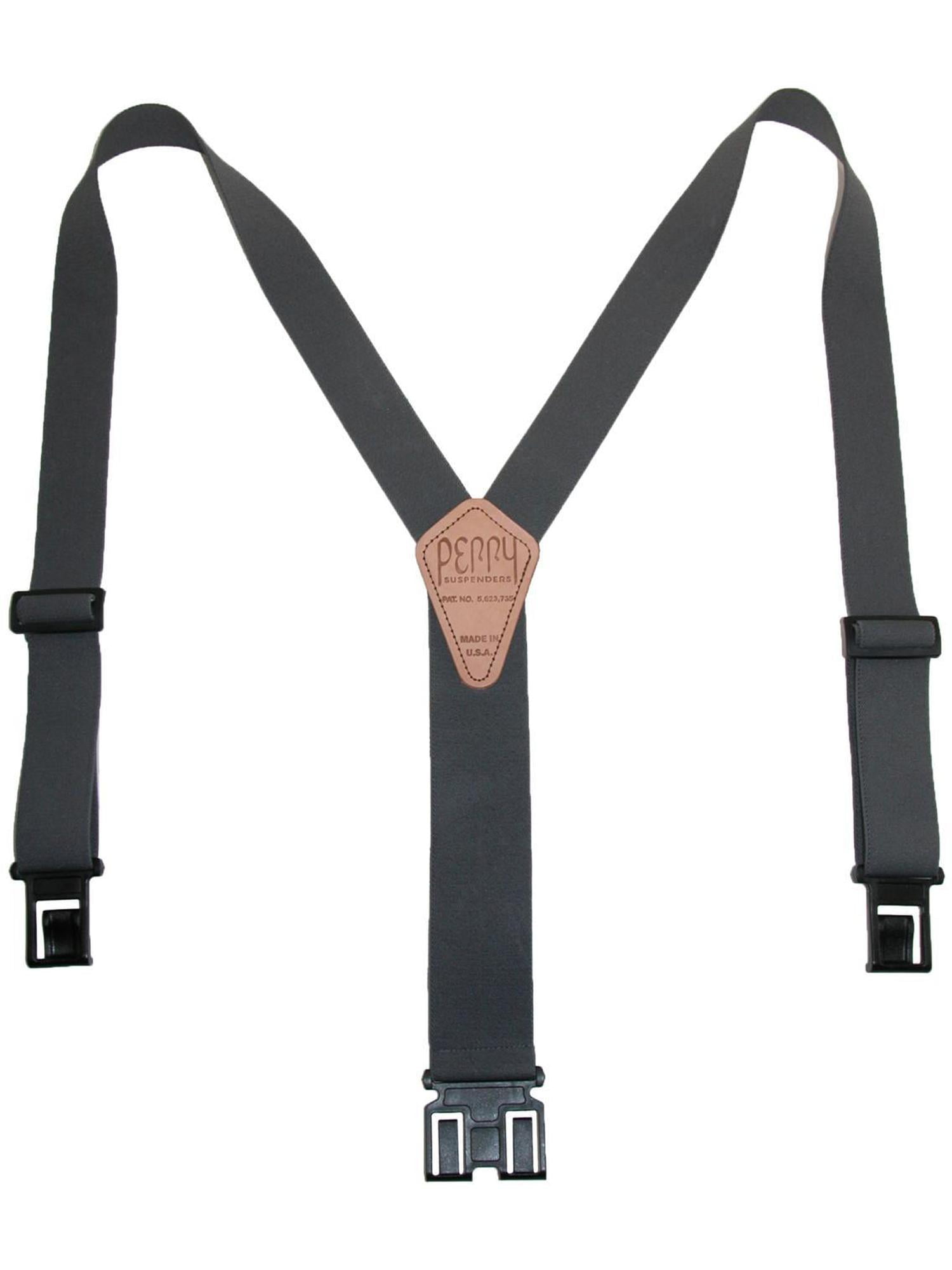 Perry Suspenders Men's Elastic Hook End Suspenders