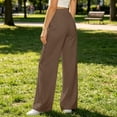 thumbnail image 7 of MLCDZ High Waisted Work Pants for Women Business Casual Lightweight Breathable Dress Pants with Multiple Pockets Office Daily Commute Trousers, 7 of 7