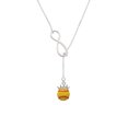 thumbnail image 2 of Delight Jewelry Silvertone Softball optic yellow - Crown Silver tone Elegant Infinity Lariat Necklace, 2 of 4