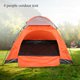 thumbnail image 5 of Tienda de campaña impermeable de tela Oxford para 4 personas al aire libre para acampar, viajar, naranja, 5 of 10