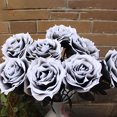 thumbnail image 2 of Bojue 1 pcs 60cm simulation multicolor black rose flower home wedding living room decoration ornaments, 2 of 13