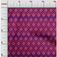 thumbnail image 2 of oneOone Polyester Spandex Purple Fabric Abstract Craft Projects Decor Fabric Printed By The Yard 56 Inch Wide, 2 of 4