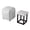 Light Grey, variant on Stool Cubes 5 In 1 Seating Cube with Swivel Casters,Movable Footstool for Bedroom, Living Room,Stackable Square Ottoman Bench Save Space