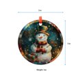 thumbnail image 5 of Festive Snowman Christmas Ornament with Holiday Gifts, Whimsical Snowman Tree Decoration, Holiday Season Ornament, Holiday Keepsake, Xmas Tree Hanging Decoration, Seasonal Gift Ide, 5 of 5