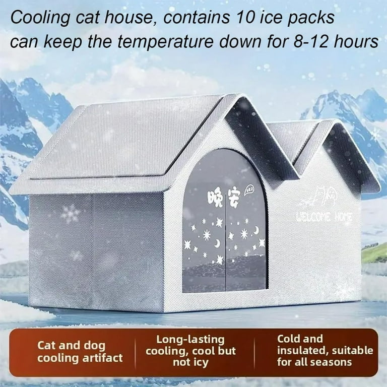 2025 New Air Conditioner Cat House,Air Conditioned House,Dog House