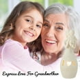 thumbnail image 6 of Grandmother & Grandchild Figurines Candle Holder Statue Birthday Gift for Grandma or Mom from Grandson Granddaughter Mother's Day Gifts, 6 of 7