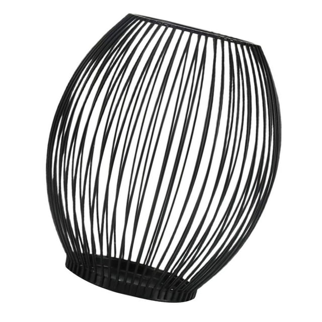 HEALEEP 1Ud Velas De Metal Negro Con De Para Y Ambiente Acogedor