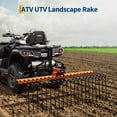 thumbnail image 4 of Durable Pine Straw Rake,  2 in Receiver for Lawn Tractors or ATV/UTV, 4 of 20