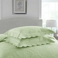 thumbnail image 3 of MarCielo 3-Piece Elegantly Embroidered 100% Cotton Oversized Quilt Bedspread Set TX, 3 of 5