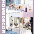 thumbnail image 5 of Artificial Flowers, 2Pcs Fake Peony Silk Hydrangea Flower Bouquet Flowers Arrangements Table Centerpieces (Purple), 5 of 7