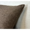 thumbnail image 4 of Aiking Home Woven Fine Faux Linen Throw Pillow Cover, size 14"x26", Brown, 4 of 6