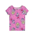 thumbnail image 2 of Trolls Girls Short Sleeve and Pant Pajama Set, Sizes 4-10, 2 of 8